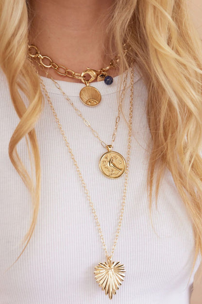 STRONG JW Small Pendant Coin Necklace