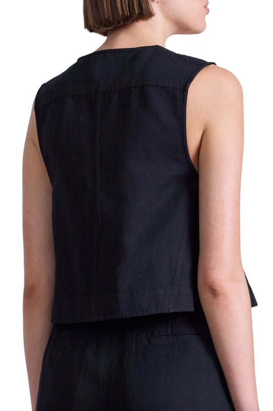 Godet Tank in Black