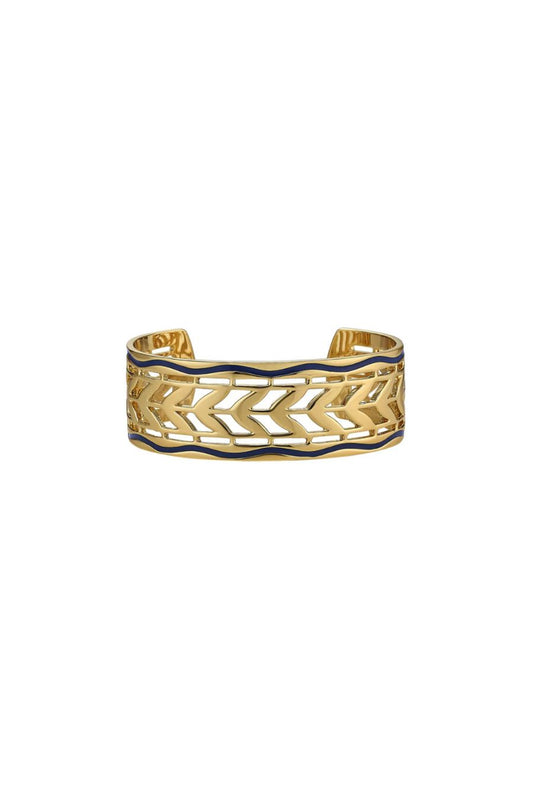 Skinny Cala Cuff in Navy