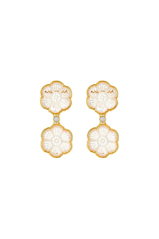 Marguerite Drop Earrings Small