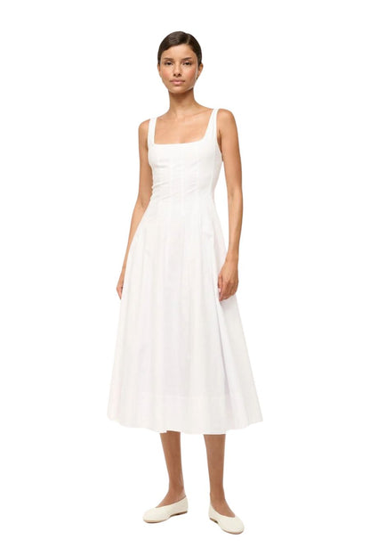 Wells Dress in White