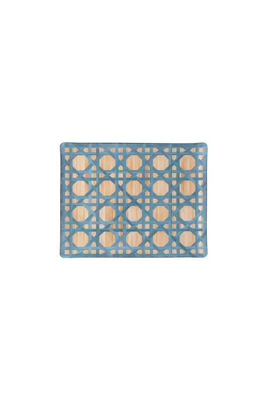 Epoch Serving Tray in Ocean Blue