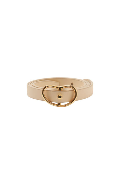 Skinny Georgia Belt in Butter