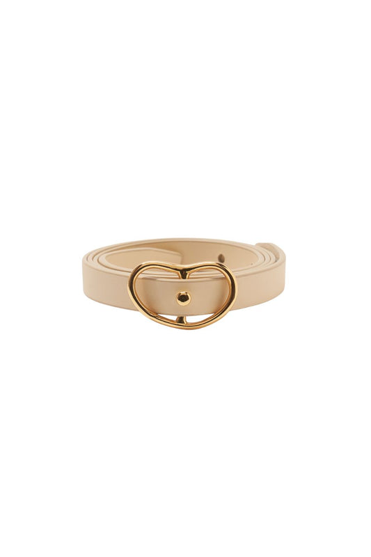 Skinny Georgia Belt in Butter