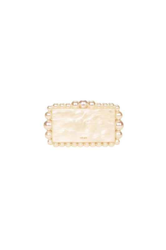 Eos Clutch in Ivory