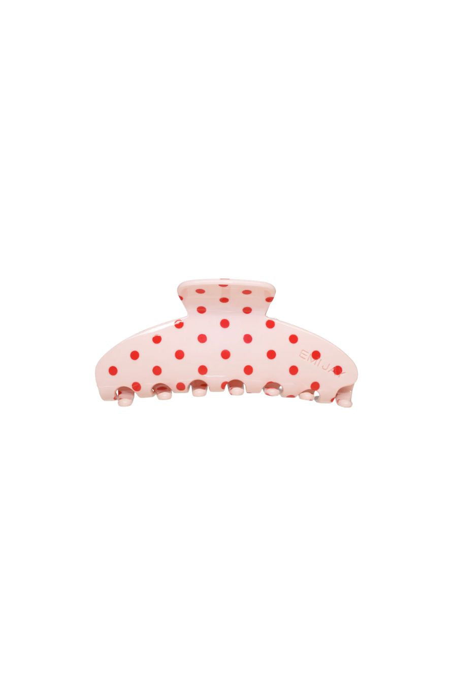 Big Effing Clip in Blush Polka Dot