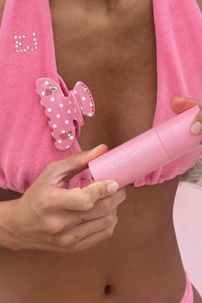 Sweetheart Clip in Lychee Berry Dot