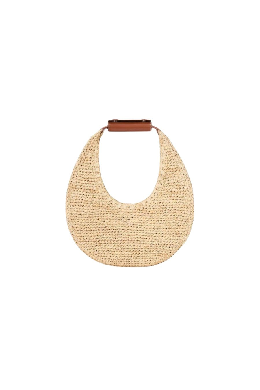 Moon Raffia Bag in Natural