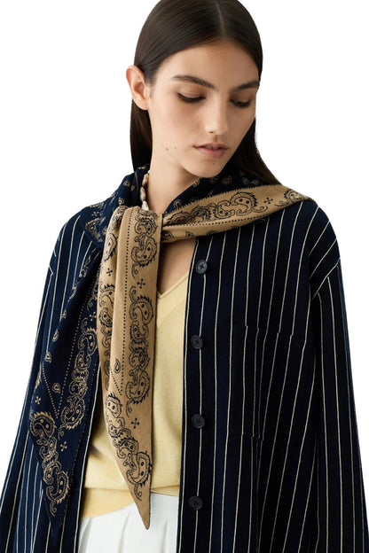 The Wild Rag in Navy/Camel