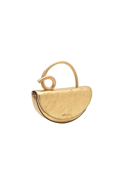 Azariah Nano Crossbody Bag in Brass
