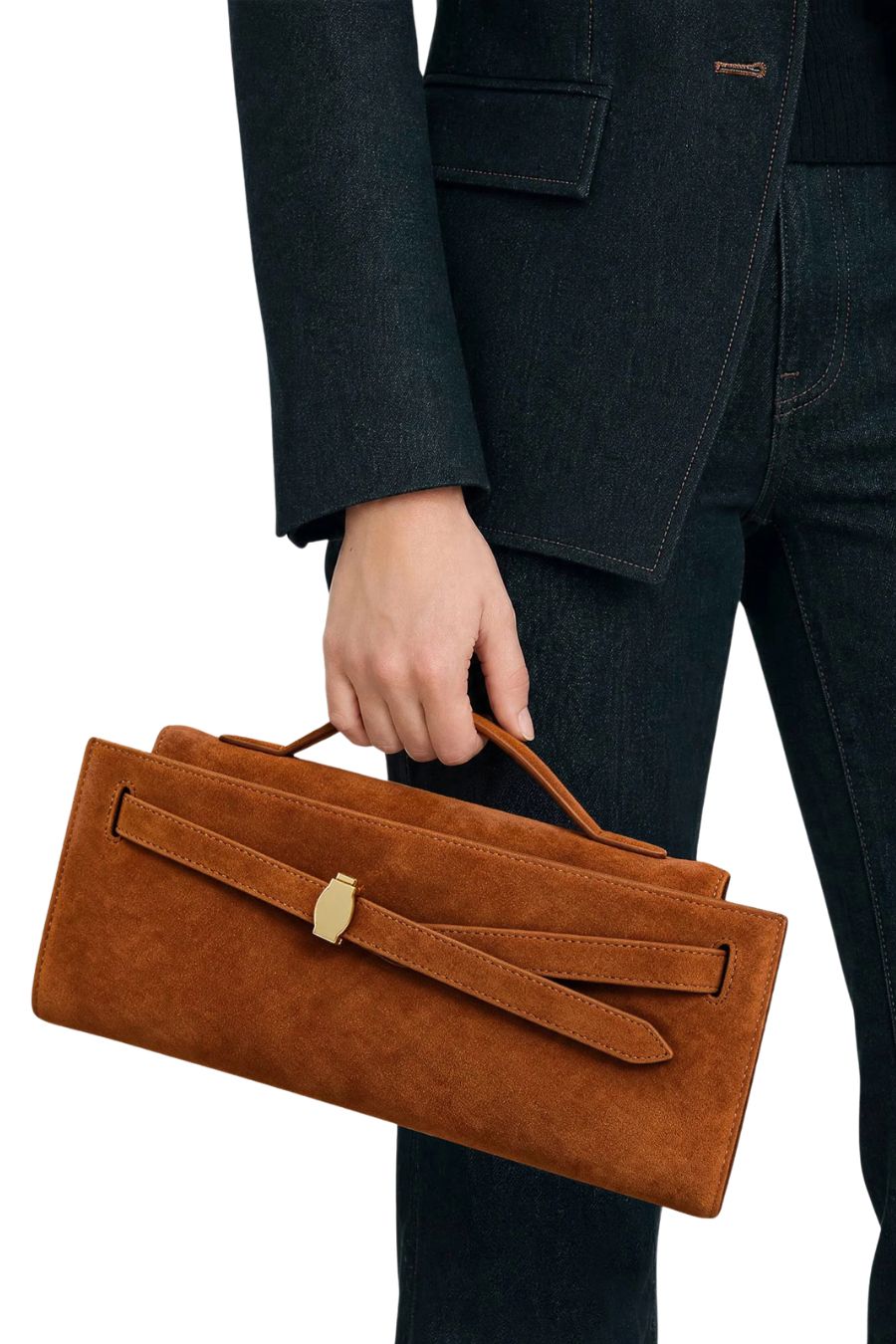 Dash Clutch in Tobacco