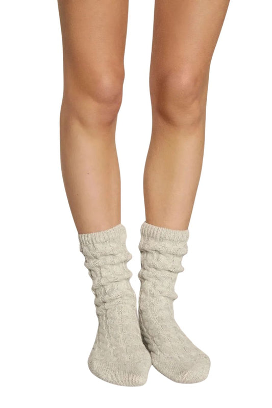 Cozy Socks in Light Heather Grey by Eberjey