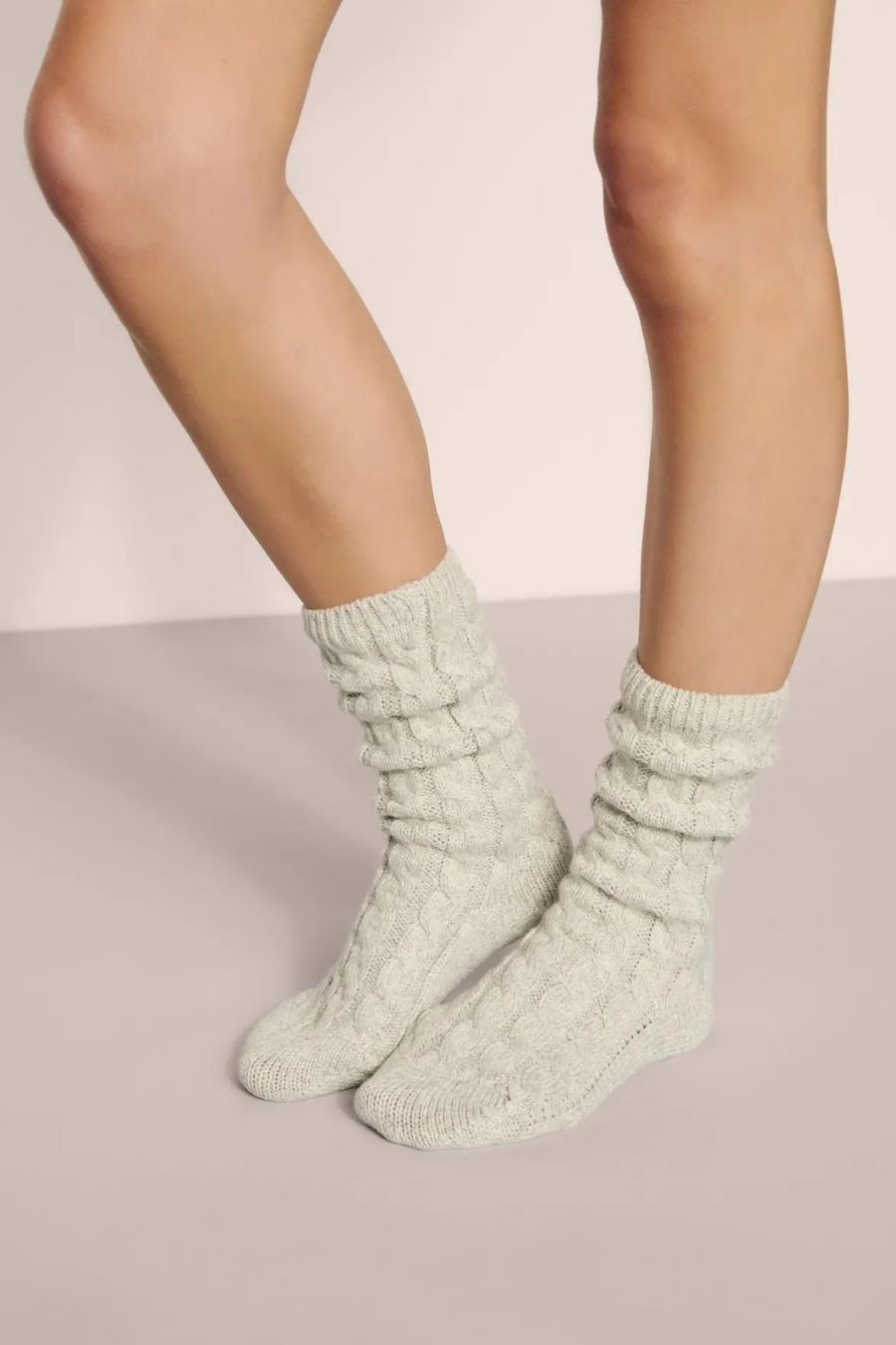 Cozy Socks in Light Heather Grey by Eberjey