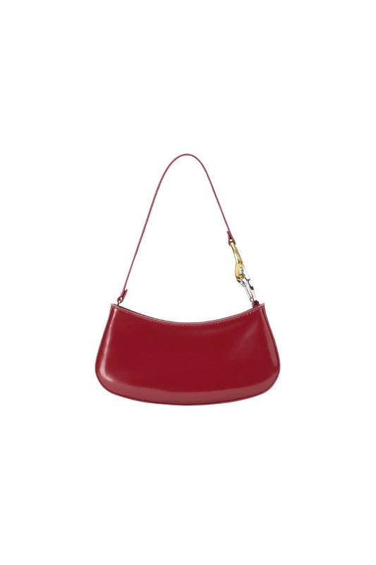 Staud Ollie Bag in Pinot, structured handbag