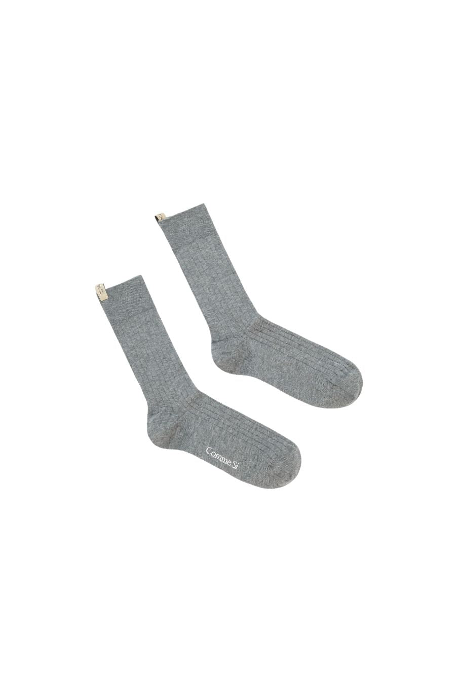 The Yves Sock in Heather Grey