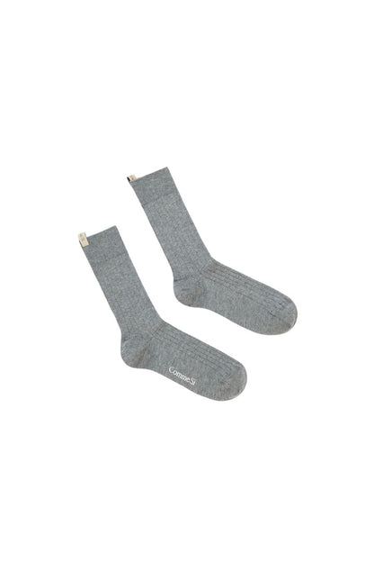 The Yves Sock in Heather Grey
