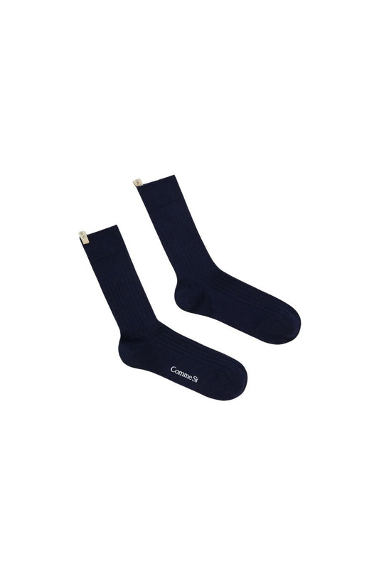 The Yves Sock in Navy