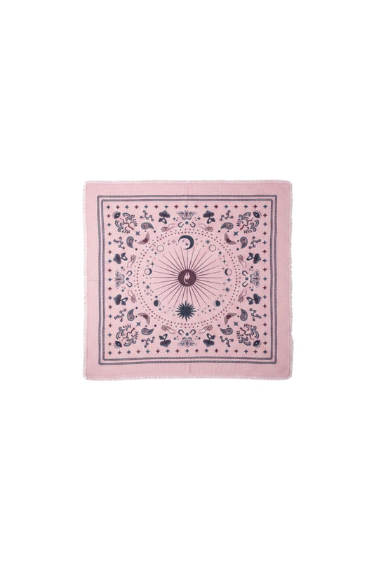 Cosmic Rodeo Pink/Navy Cashmere Wrap
