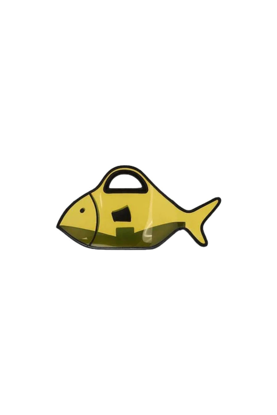 Cleo Fish Basket Bag in Citron