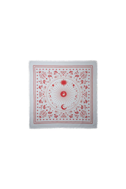 Cosmic Rodeo Azure Cashmere Wrap