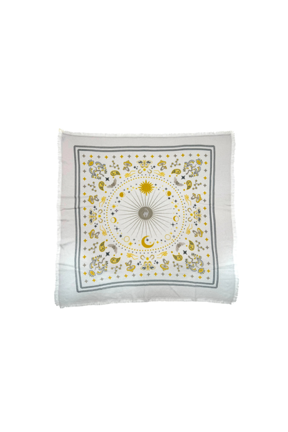 Cosmic Rodeo Mist Cashmere Wrap