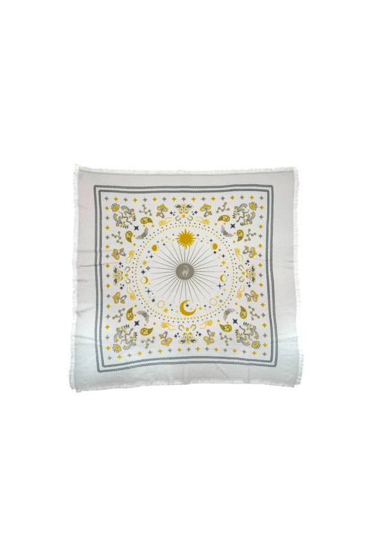 Cosmic Rodeo Mist Cashmere Wrap