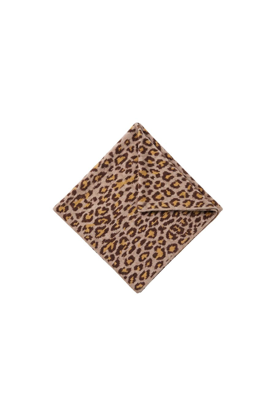 Sablyn Harper Leopard Scarf in Dune Cinnabar, printed silk scarf