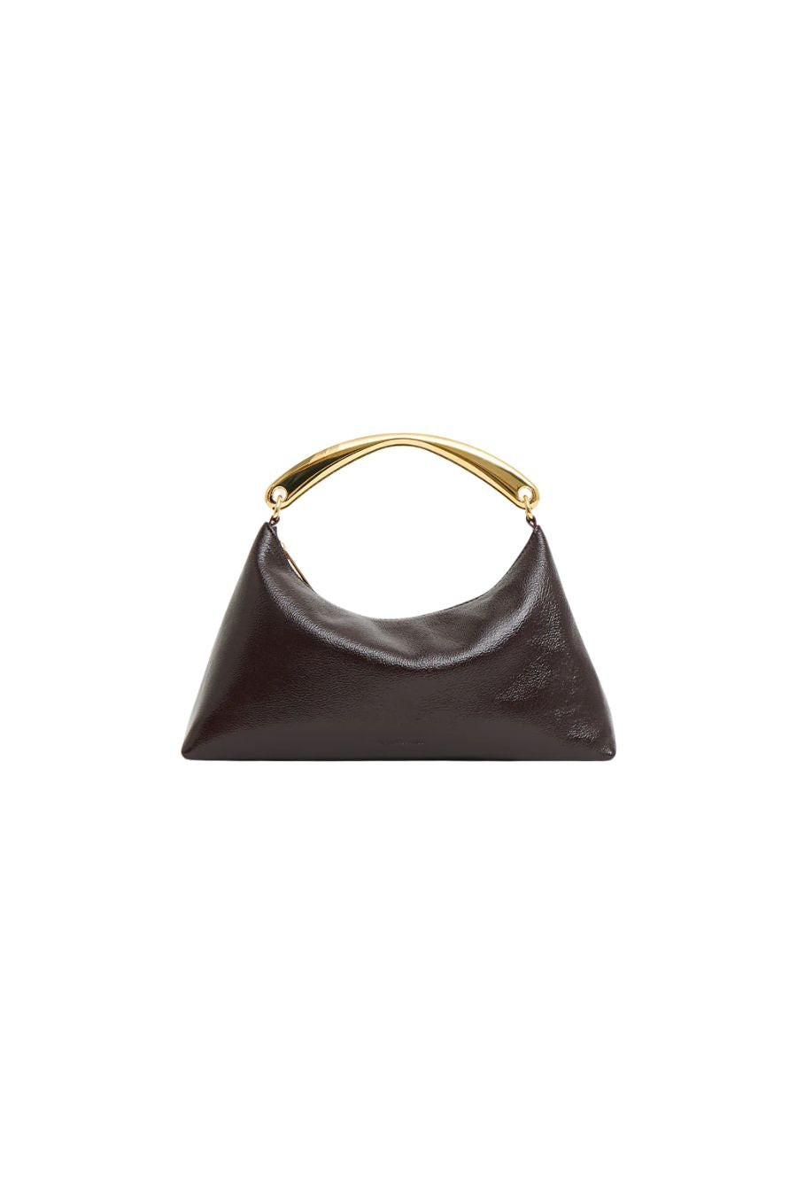 Metal Handle Rhea in Aubergine