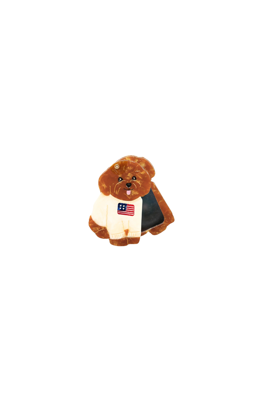 Americana Puppy Compact Mirror