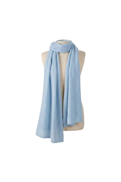 Passport Travel Wrap in Blue Heather