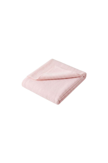 Passport Travel Wrap in Rose Quartz by Alpine Cashmere — luxury cashmere accessory at Bunny & Babe