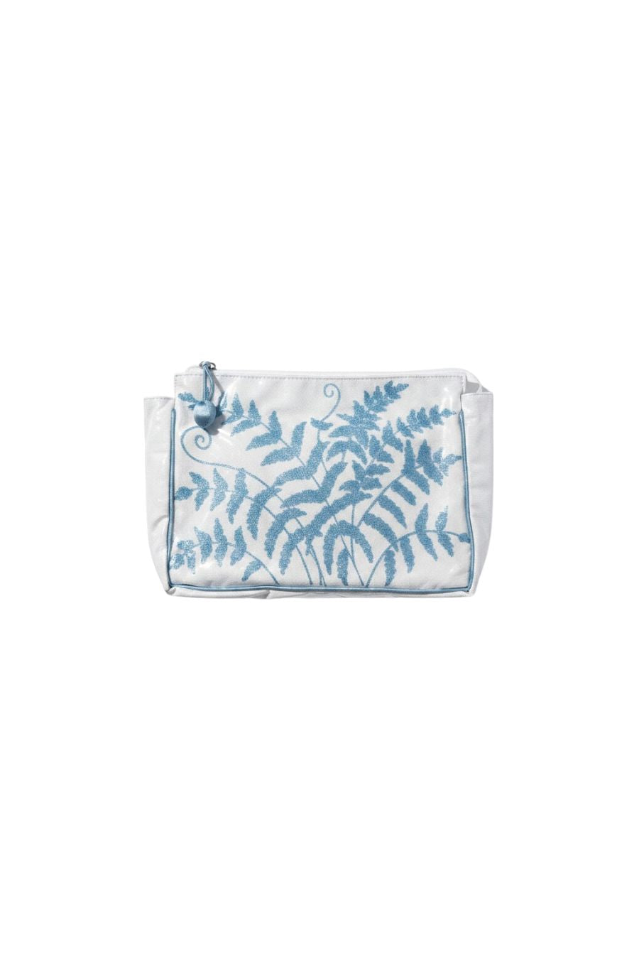 Fern Large Makeup Bag in Blue