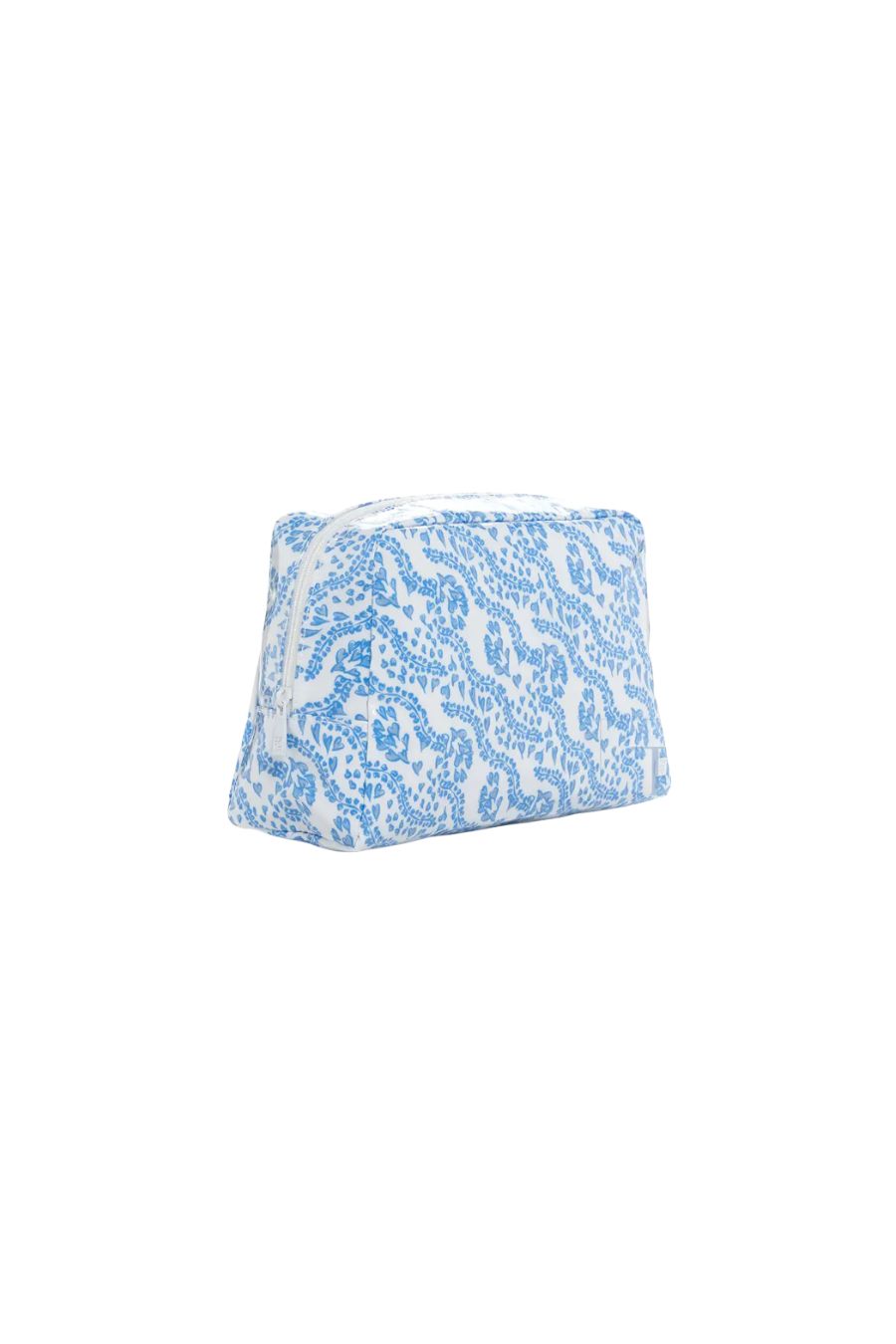 Luxe Gloss Wash Bag Medium in All Heart Blue