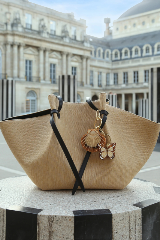 Sunset Seashell Bag Charm + Keychain