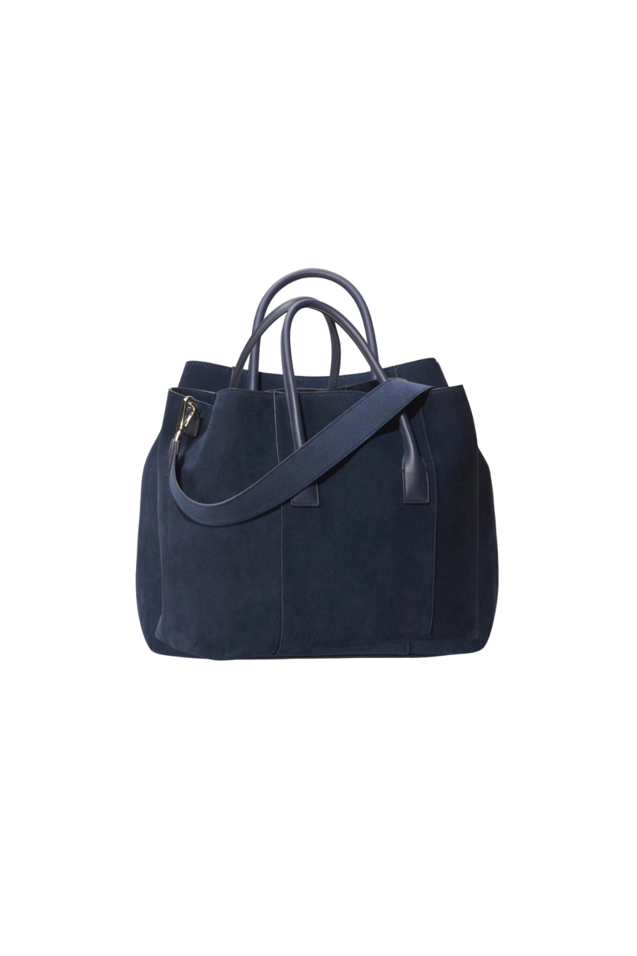 Suede Mini Weekender Bag in Marine