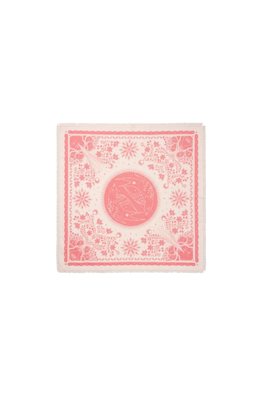 Love Bird Bandana in Rose/Blush