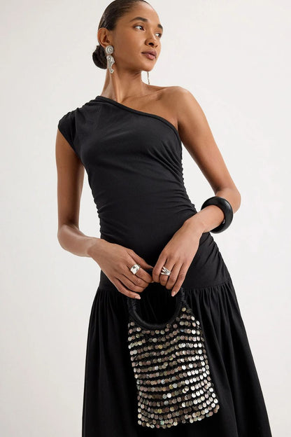 Maris Shell Bag in Black