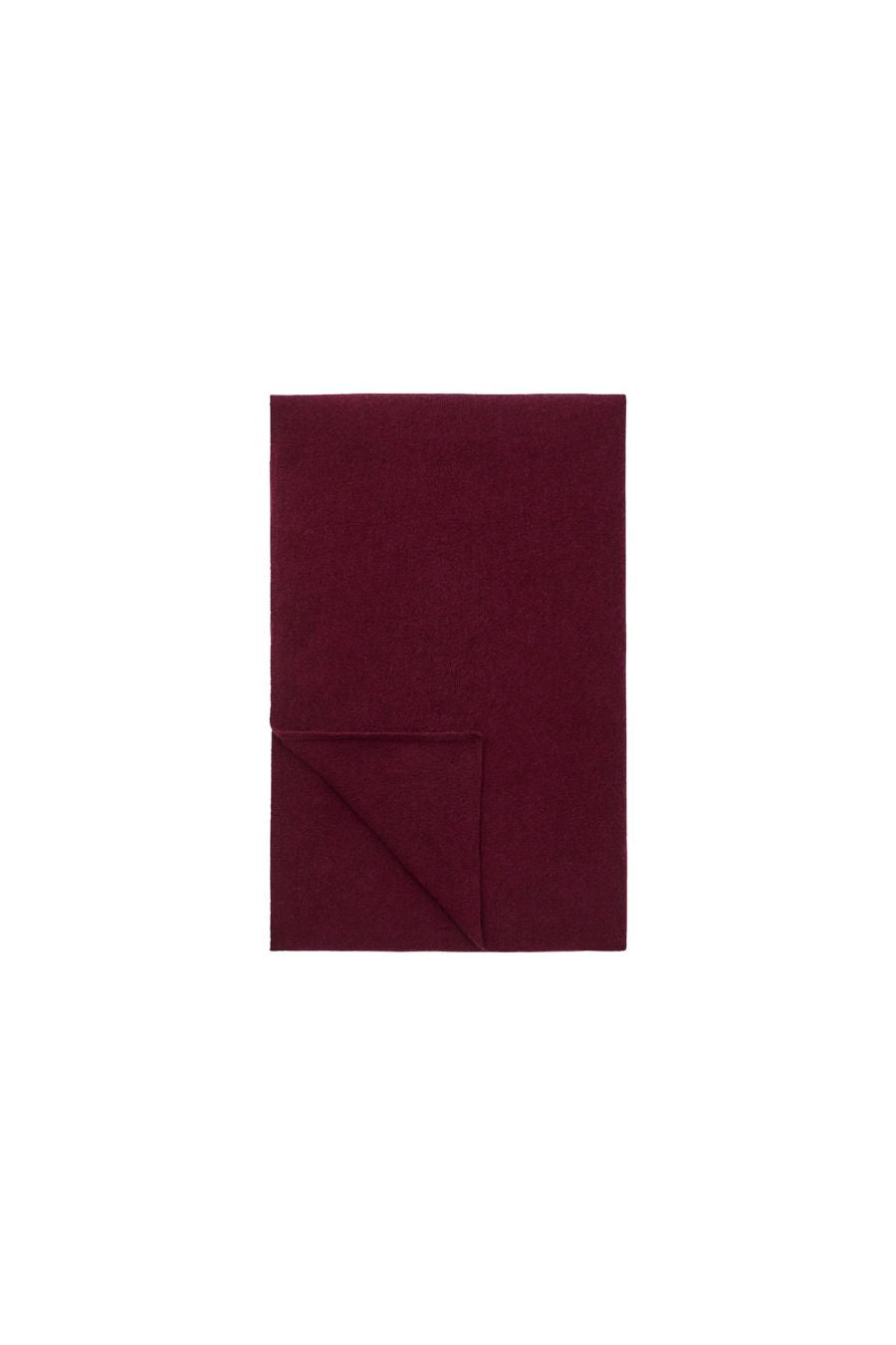 Knitted Scarf in Bordeaux