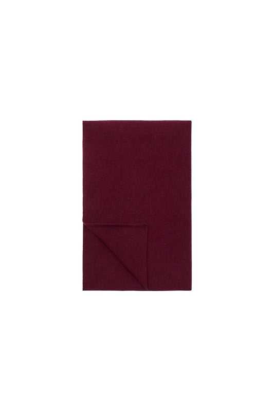 Knitted Scarf in Bordeaux