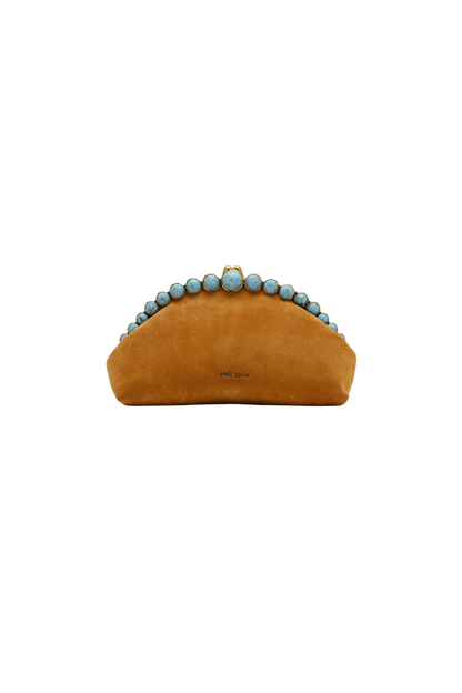 Una Clutch in Toasted Caramel