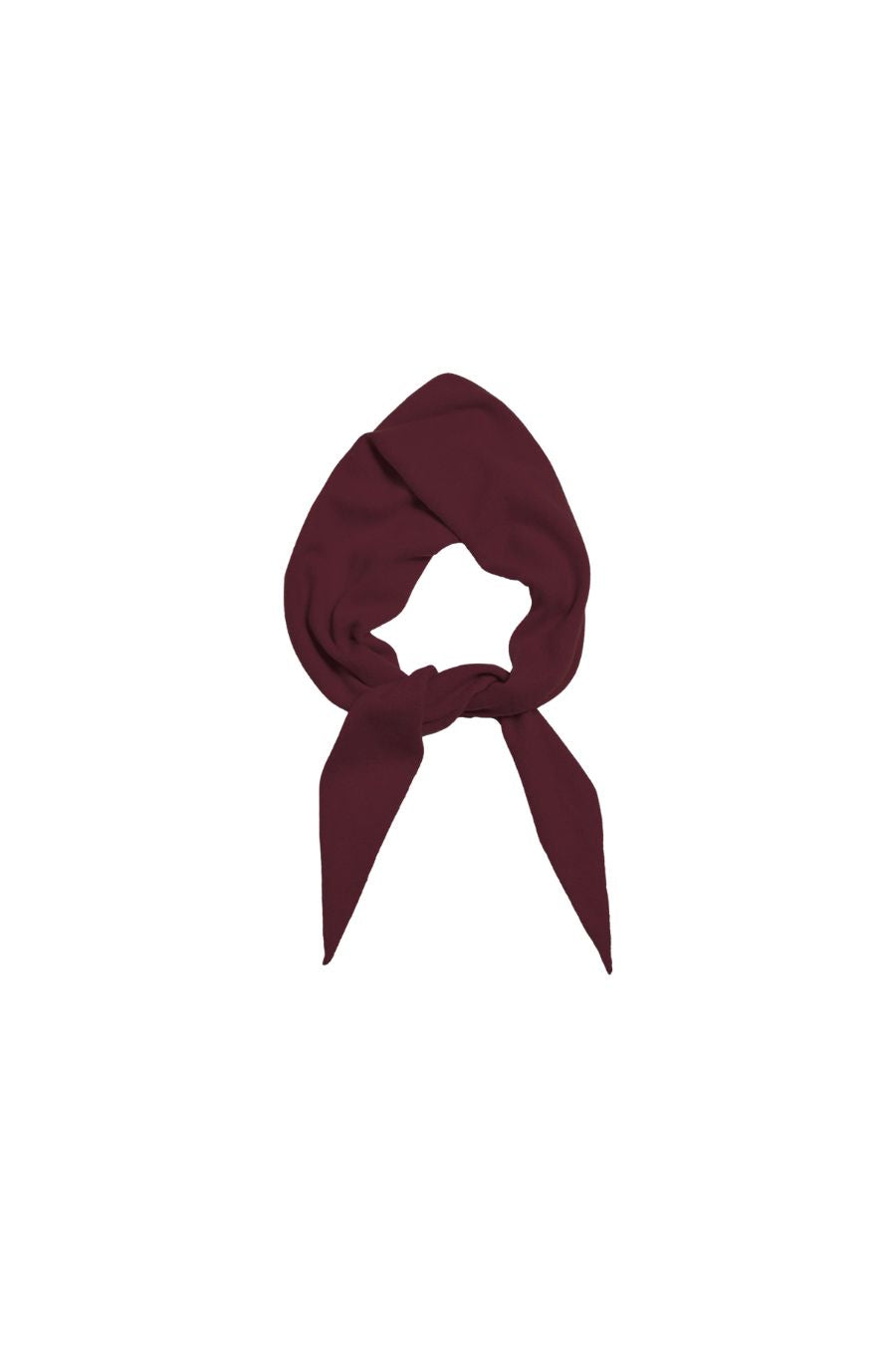 Nessa Cashmere Bandana in Garnet
