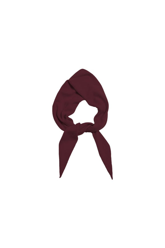 Nessa Cashmere Bandana in Garnet