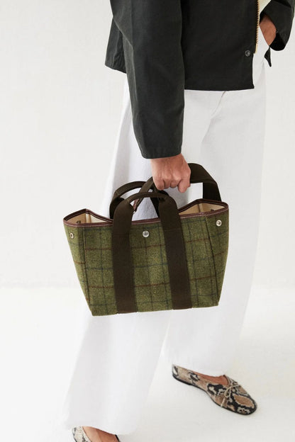 Traversée S Hunting Tweed Kaki
