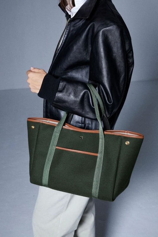 Traversée M Pocket Whip Olive Flannel