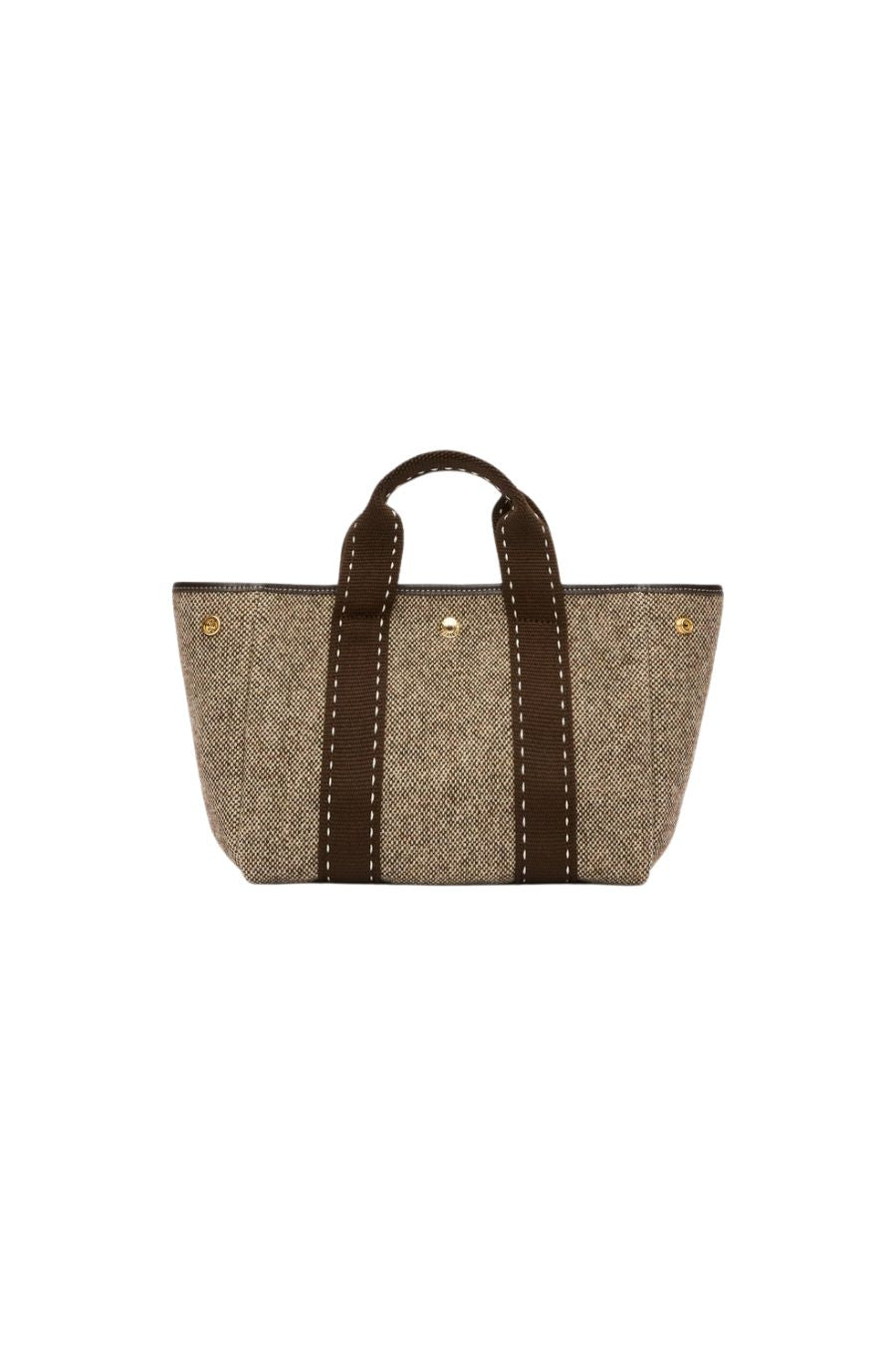Rue de Verneuil Traversée S Caviar Brown, quilted equestrian saddle pad — styled view