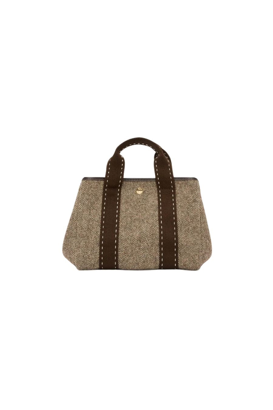 Rue de Verneuil Traversée S Caviar Brown, quilted equestrian saddle pad