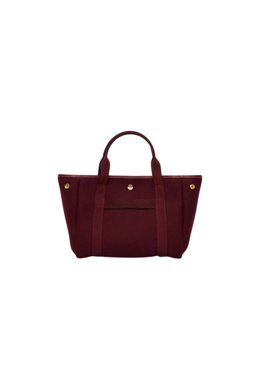 Rue de Verneuil Traversée S Burgundy Flannel, quilted equestrian saddle pad — detail view