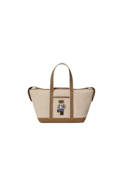 Canvas Tote Mini in Ecru/Berkshire Tan