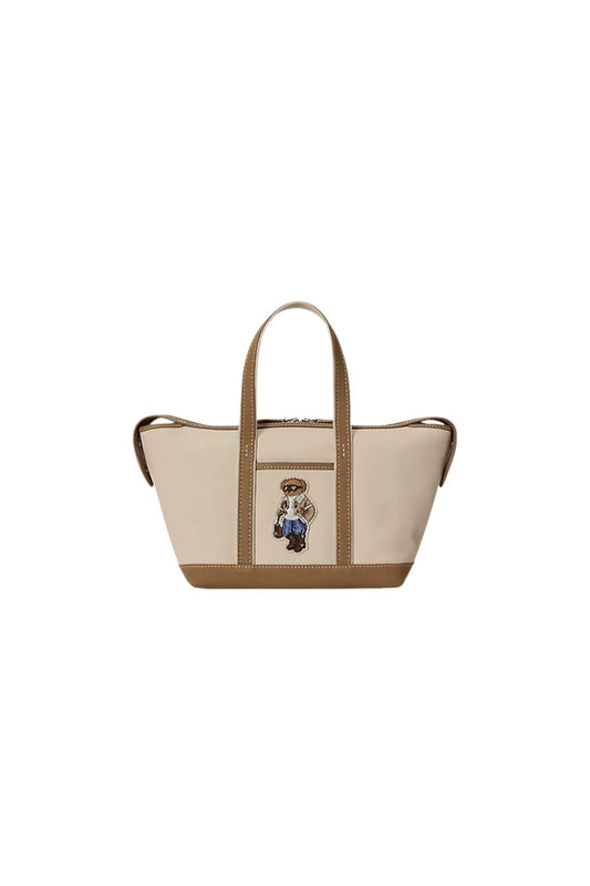 Canvas Tote Mini in Ecru/Berkshire Tan