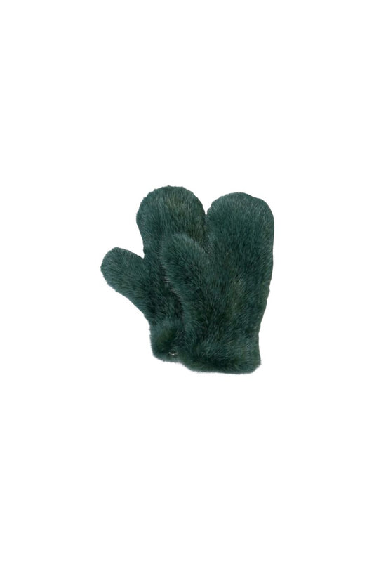 Mink Mittens in Pine